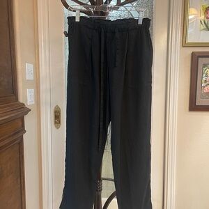 Raquel Allegra silk black pants EUC
